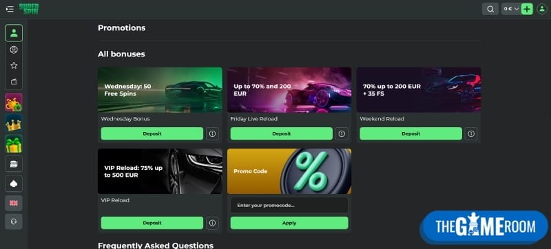 bonuses at no limit gambling sites